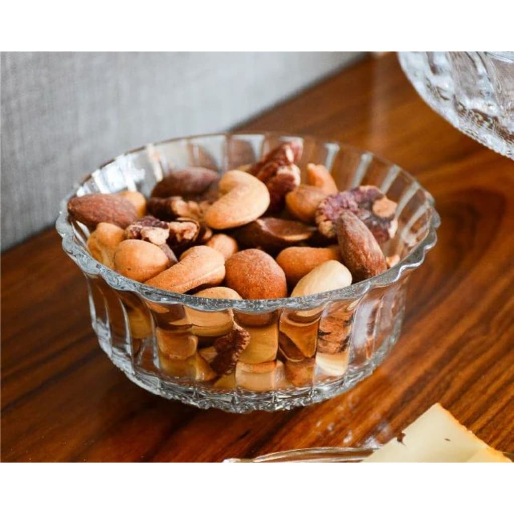 Conjunto 6 Bowls Tigelas Tripoli 270ml de Vidro para Sobremesa