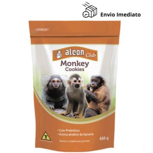 Ração Para Macacos Sagui Alcon Club Monkey Cookies 450g