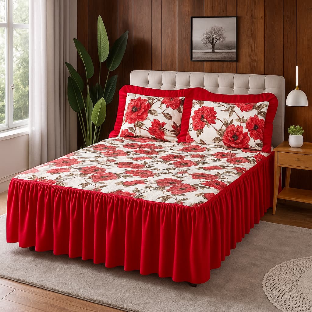 Cobre Leito Solteiro Casal Queen King Estampado Colcha Estampado