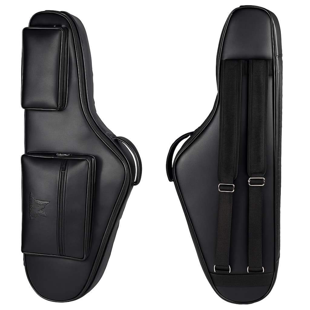 Bag Para Sax Tenor Couro Ecológico Semicase Maestro Saxofone Tenor