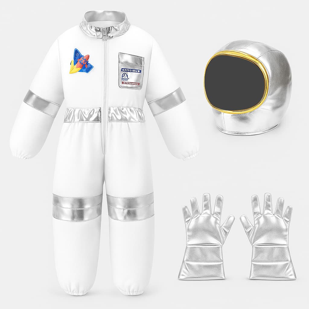 Fantasia de Astronauta Infantil Completa – Conforto, Realismo e Diversão para Pequenos Exploradores