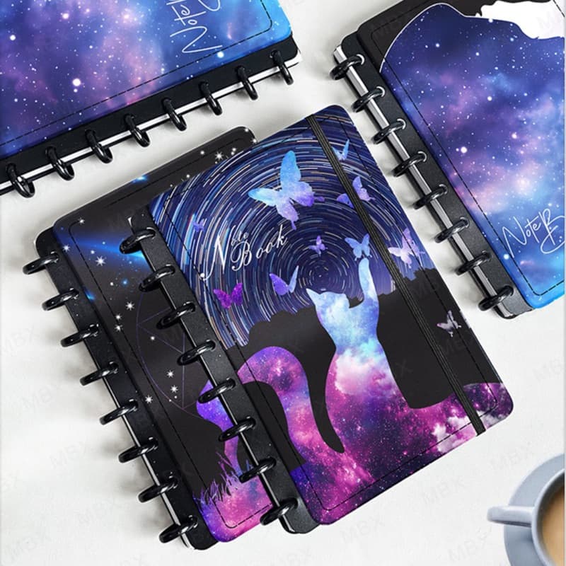 Caderno Inteligente Luxo Capa Dura De Courinho 100 Folhas A5/B5