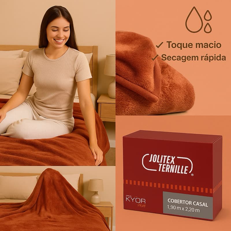 Cobertor Jolitex Fofão Casal/ Queen Floral Toque De Seda *Oferta