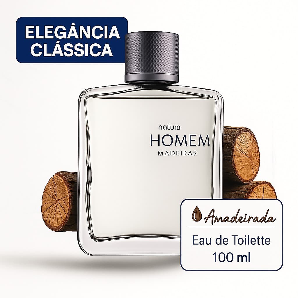 Natura Homem Madeiras 100ml Deo Colônia Masculino