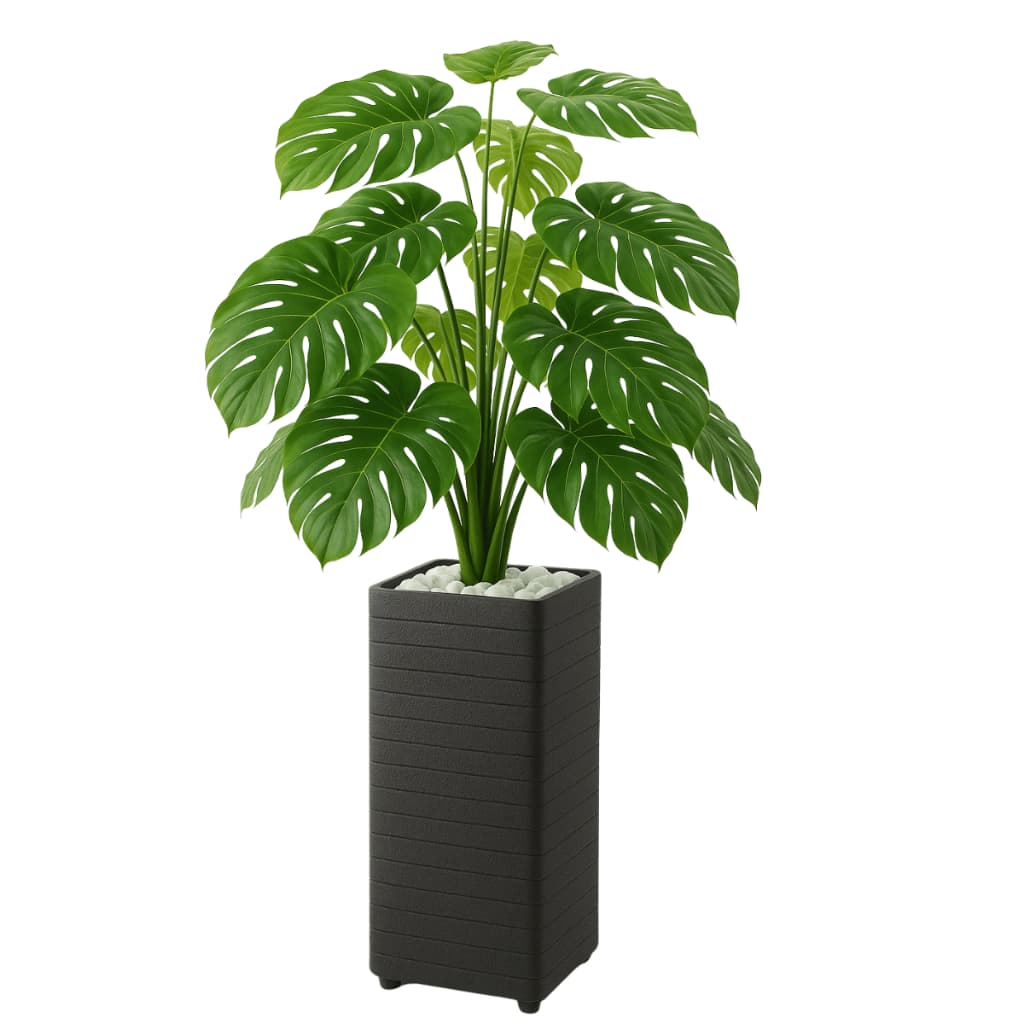 Grande Planta Artificial De Chão Para Decoração Interiores De Casa Escritório Com Vaso