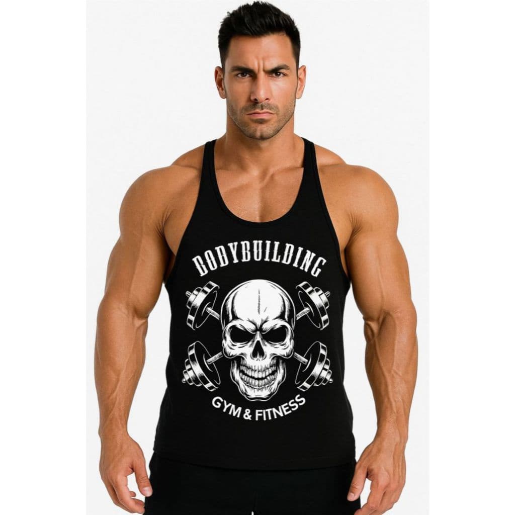 Regata Masculina Bodybuilding Super Cavada Academia