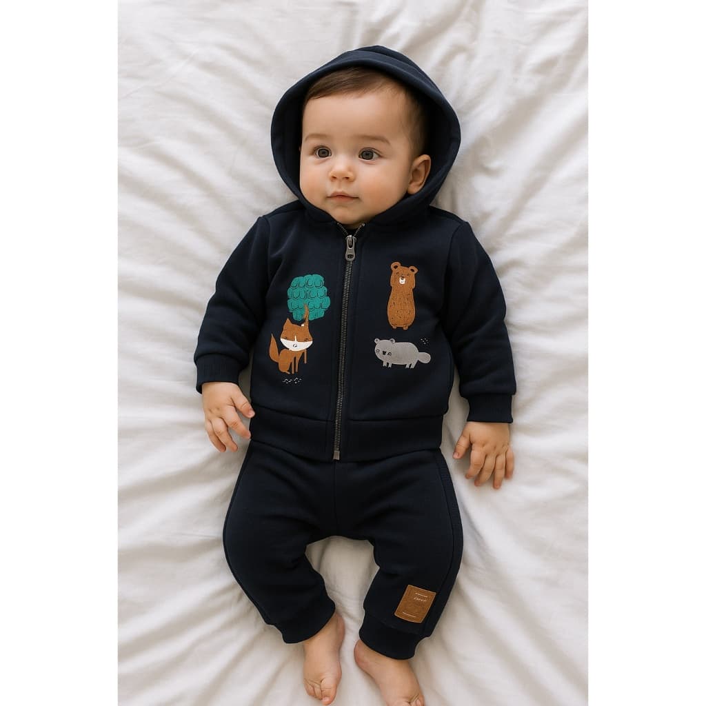 Conjunto de Moletom Bebê Masculino - Brincar É Arte M