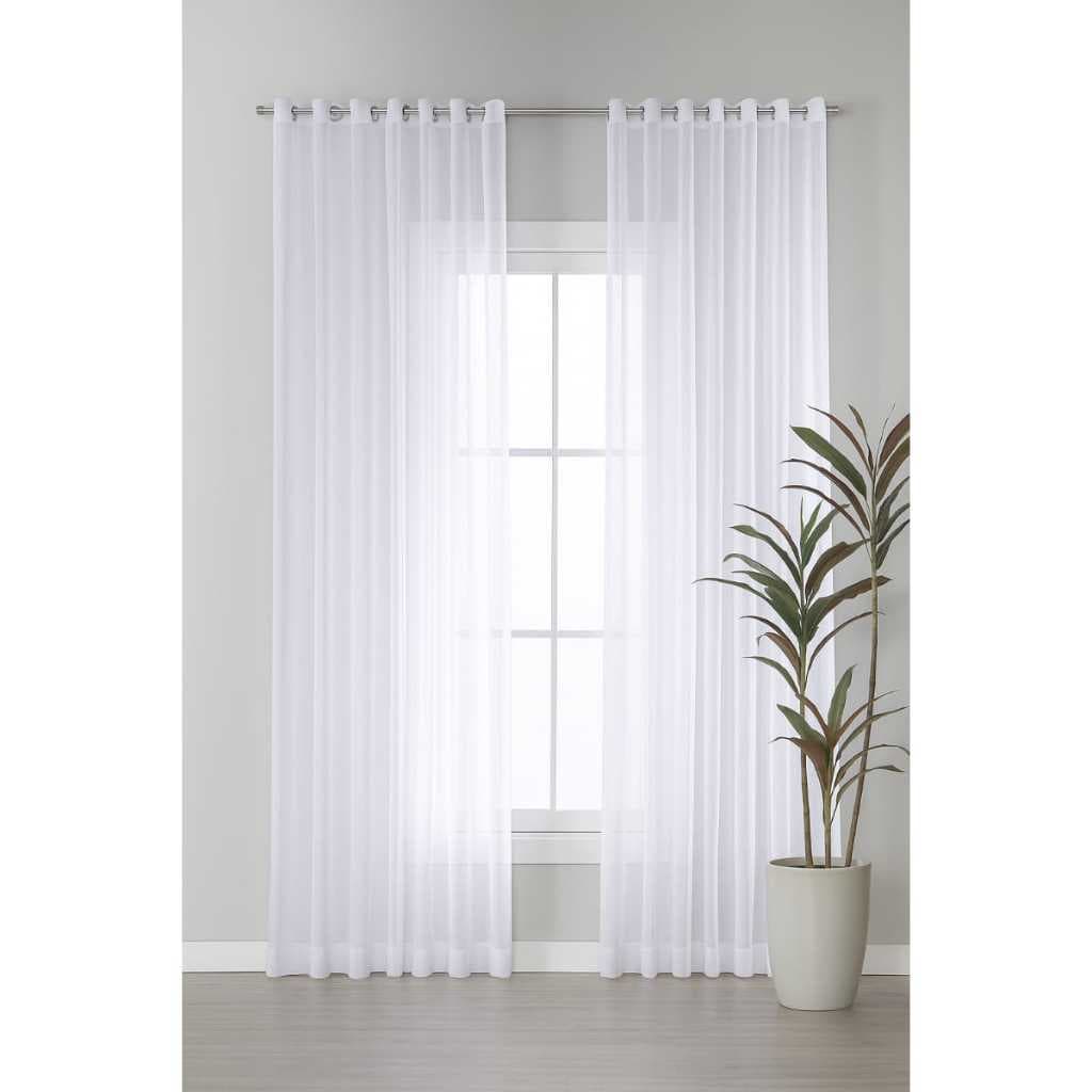 Cortina Em Linho flame 6,00 x 2,70 Sala Quarto Flame Simples Cortina Longa Bem Franzida