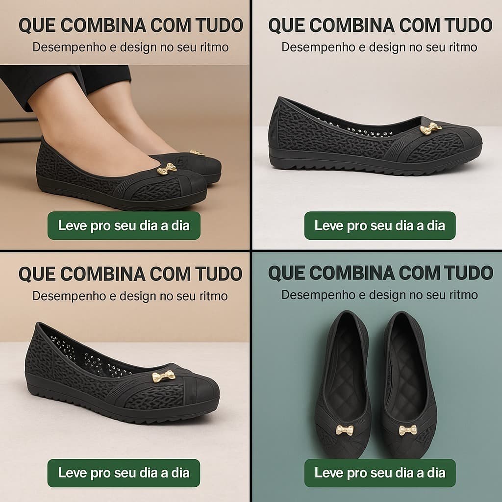 Sapatilha Feminina Sem Cadarço Conforto Leve Macia Flexível Casual Rápida 34 a 39