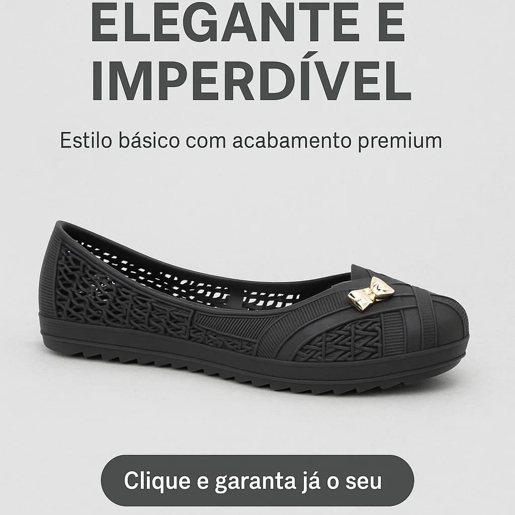 Sapatilha Feminina Flexível Confortável Leve Macia Casual Elegância Diária 34 a 39