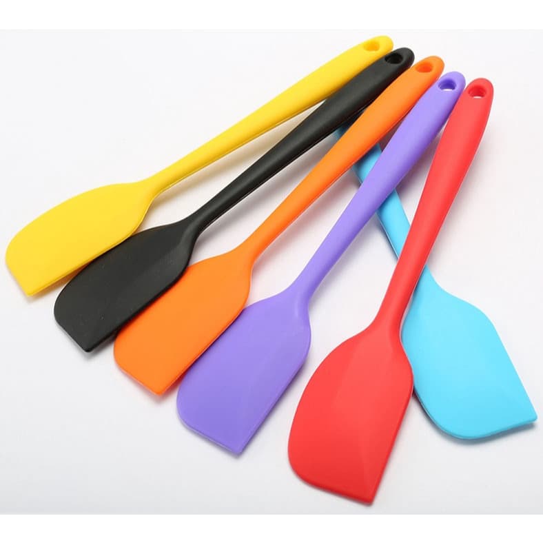 Espátula Silicone Pontinha 21 Cm Color Reforçada Colher