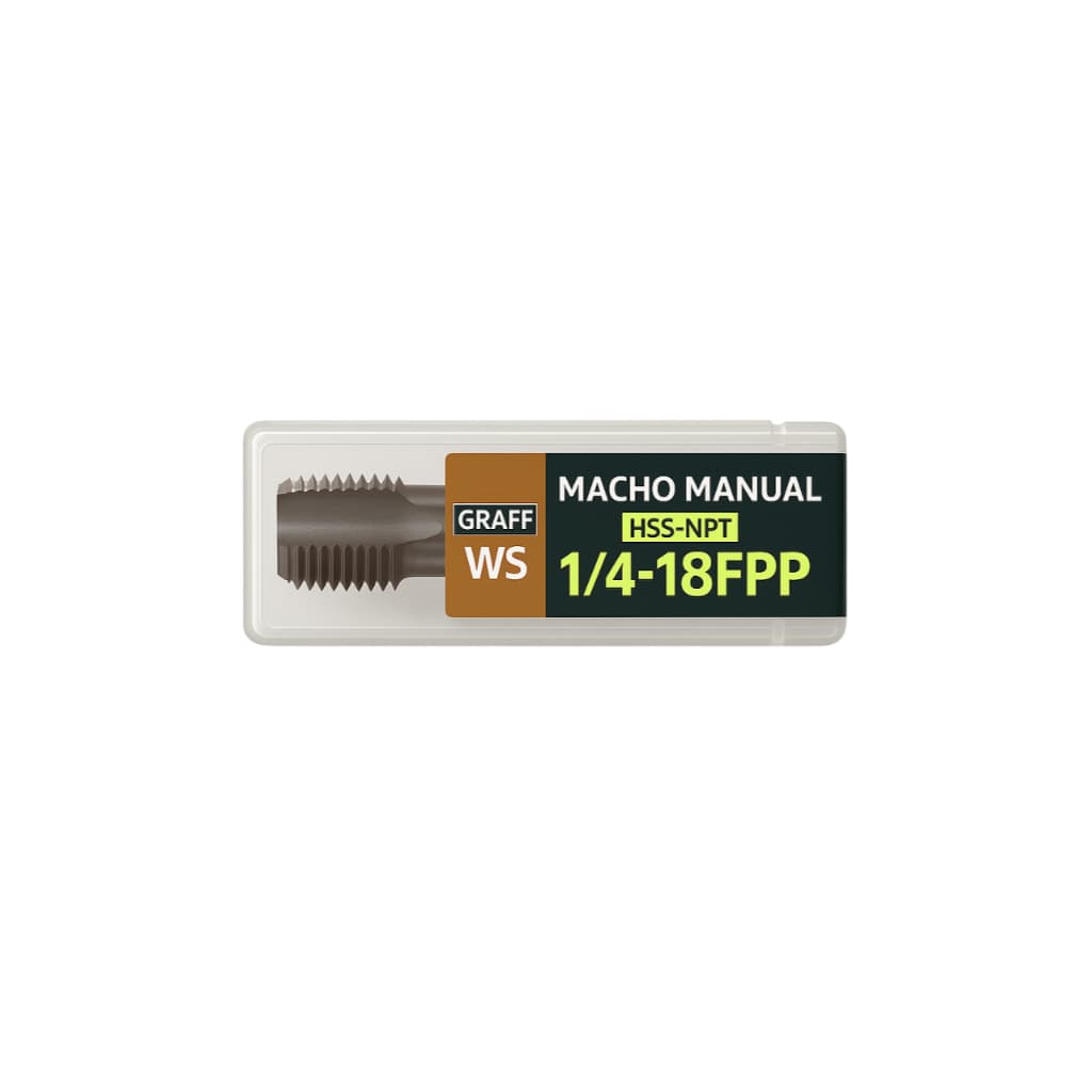 Macho 1/4 X 18 Fios Npt Rosca Gás Graff Aço Liga