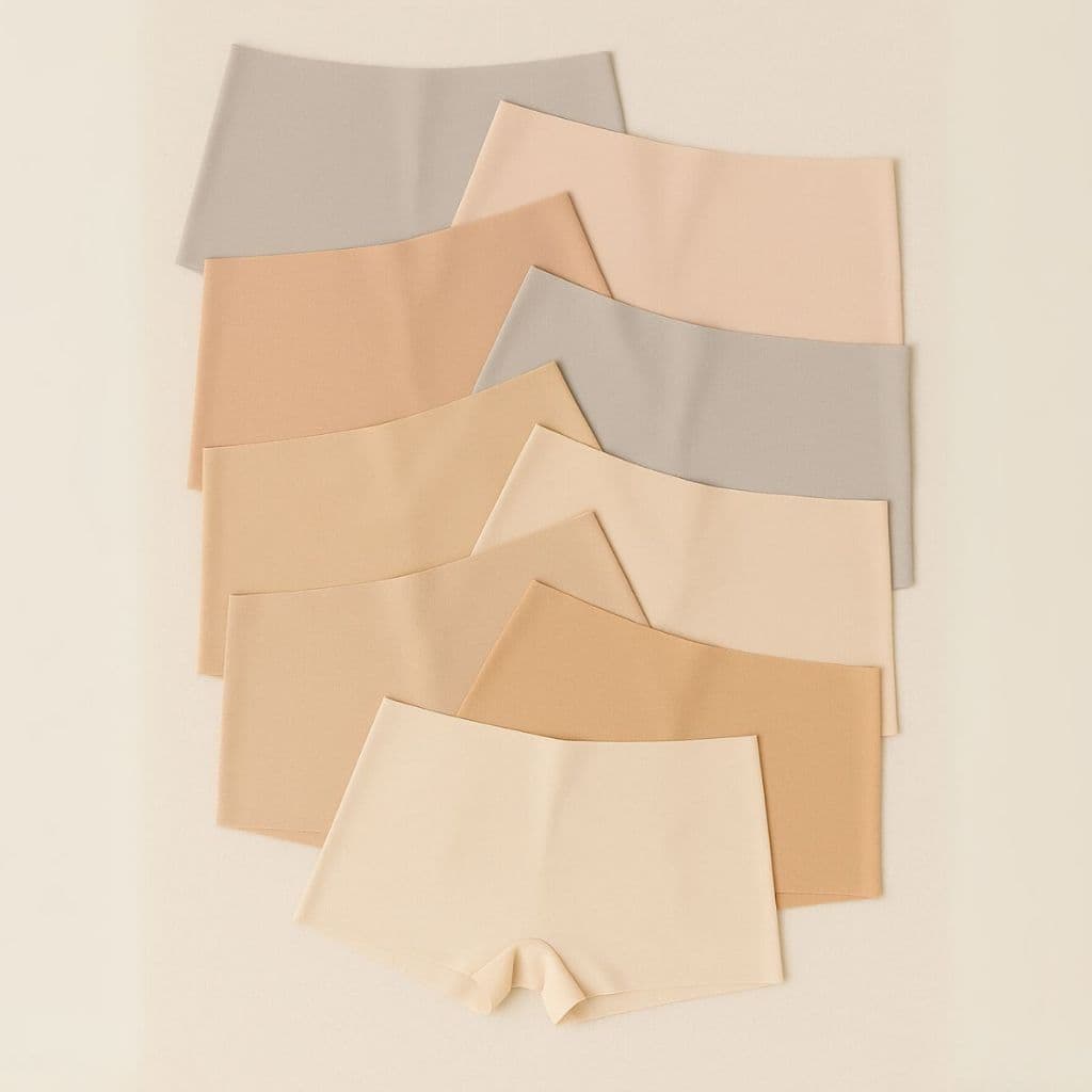 Kit 10 Calcinhas Boxer Feminina Sem Costura Modelo Cueca Confortável Toque Suave ou kit 4 calcinhas