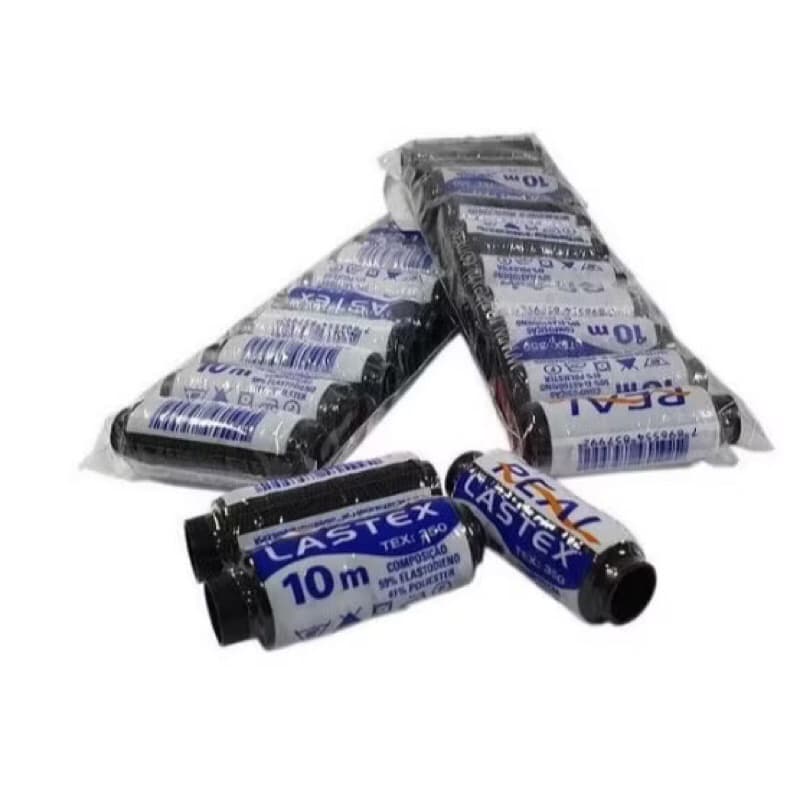 Lastex real cores 10 rolos com 10 metros