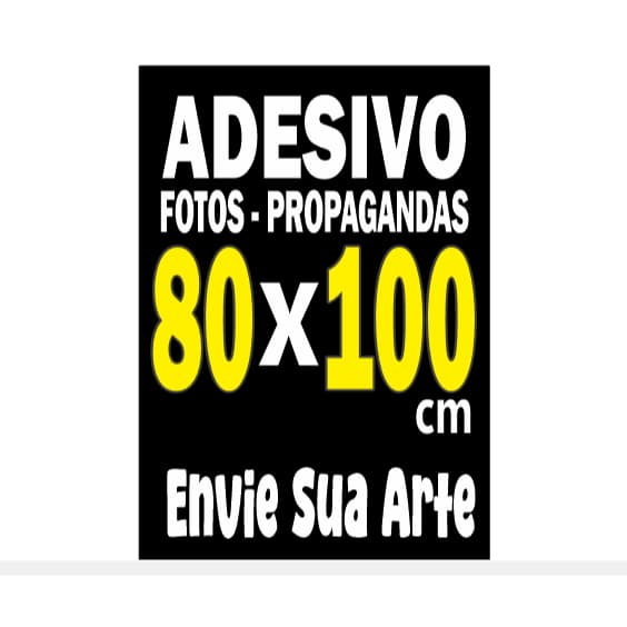 Adesivo Fotográfico I Sua Arte ou foto I 80cmx100cm