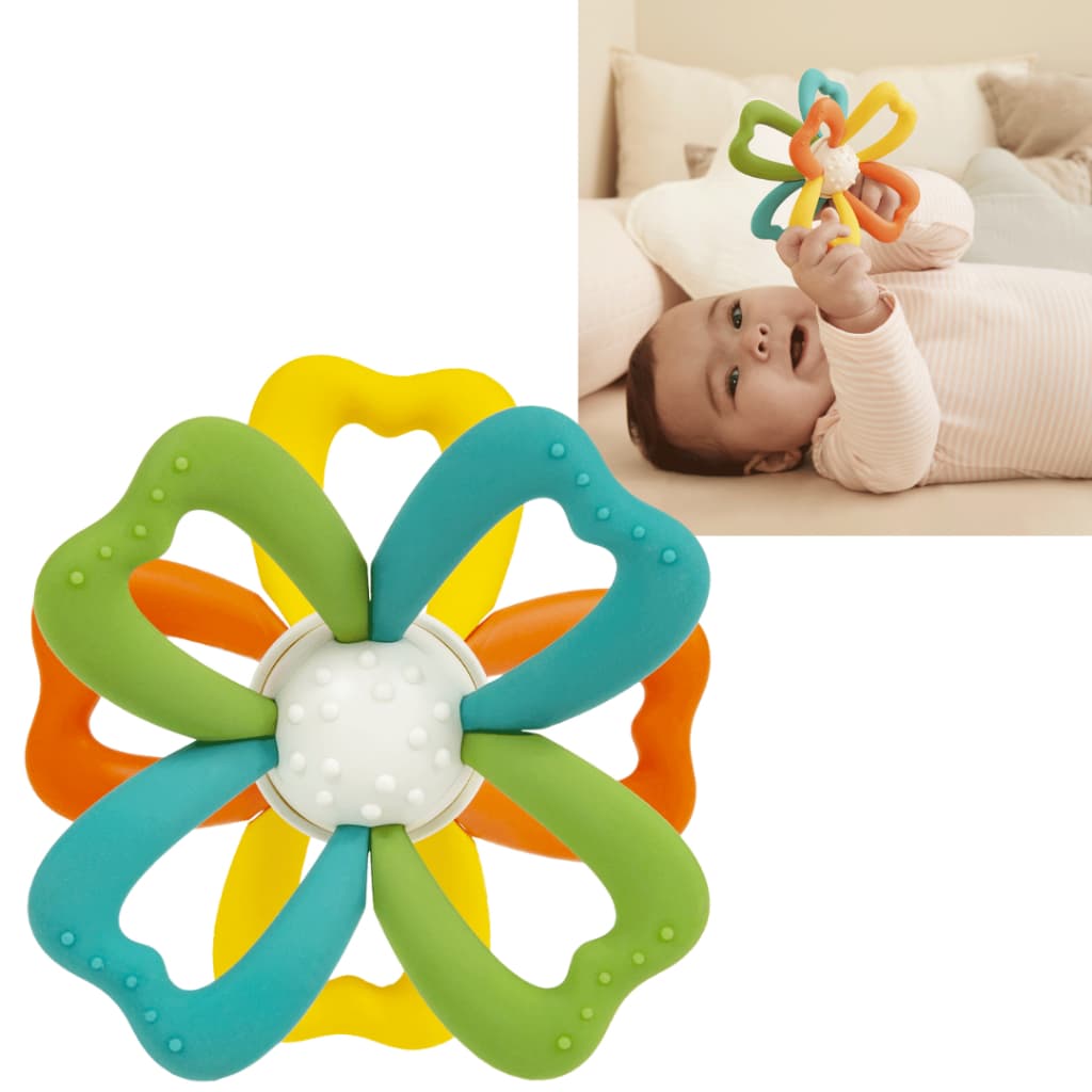 Mordedor Soft com Rotação Bebe Buba Silicone +4m Brinquedo