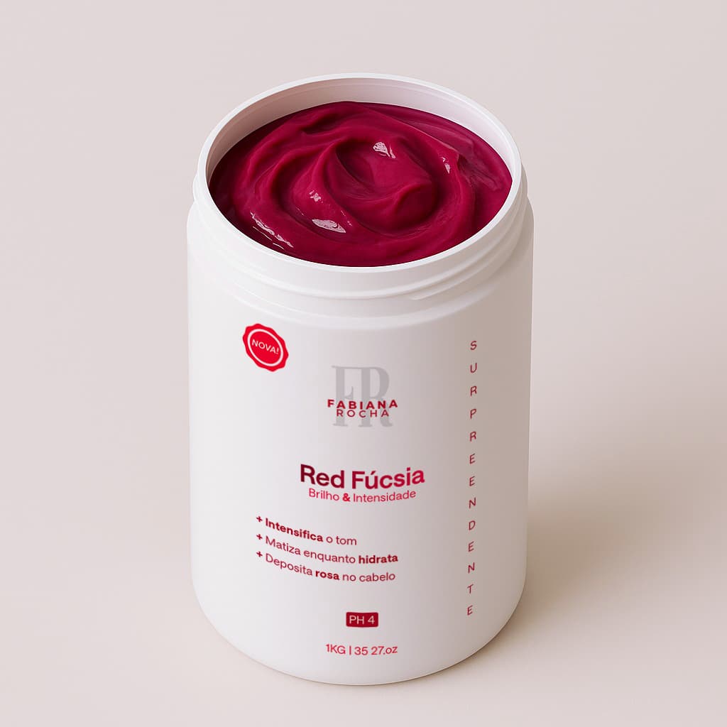 MÁSCARA RED FÚSCIA 1 KG- By Fabiana Rocha