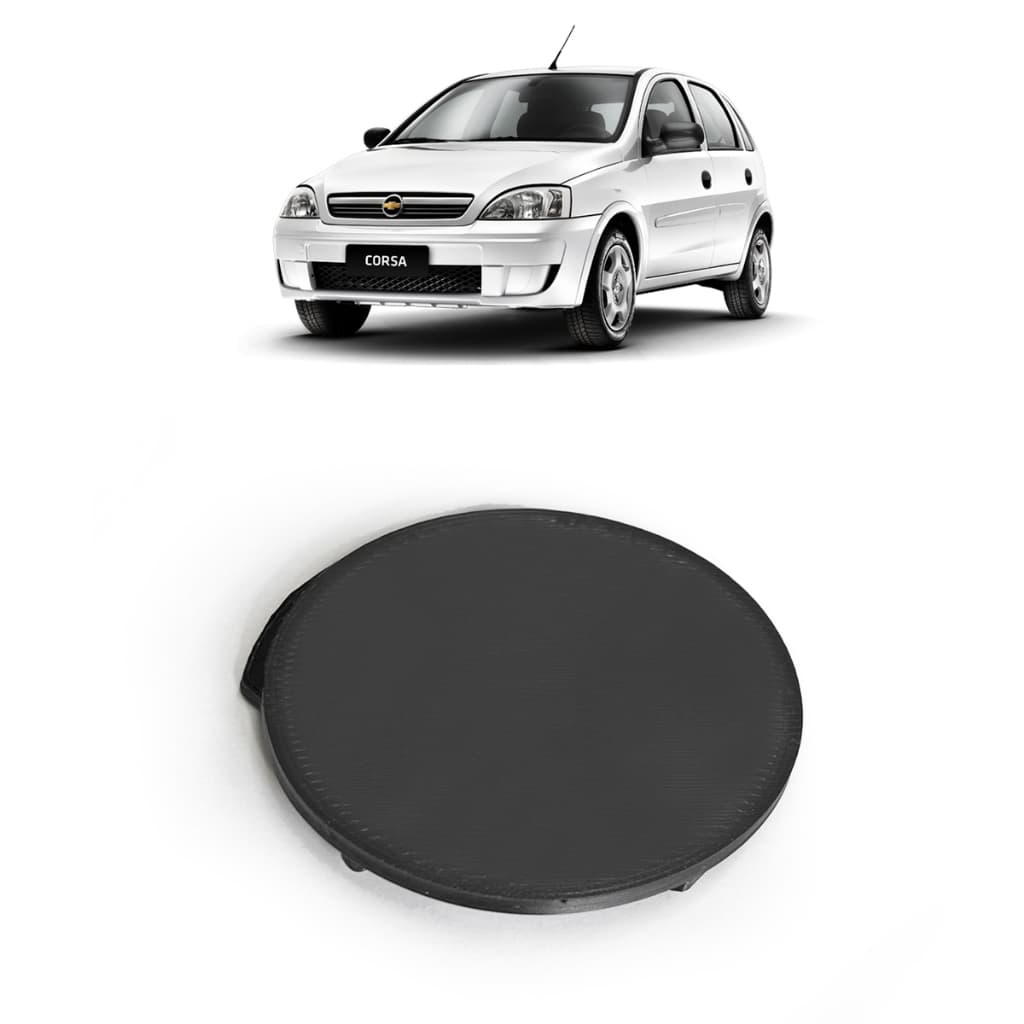 Tampa Reboque Guincho Chevrolet Corsa/Montana 02 03 04 05 06 07 08 09 10 11 Capa Furo Para-choque Dianteiro