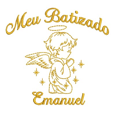 Lembrancinha Batizado Toalhinha com Nome Bordado - Personalizada