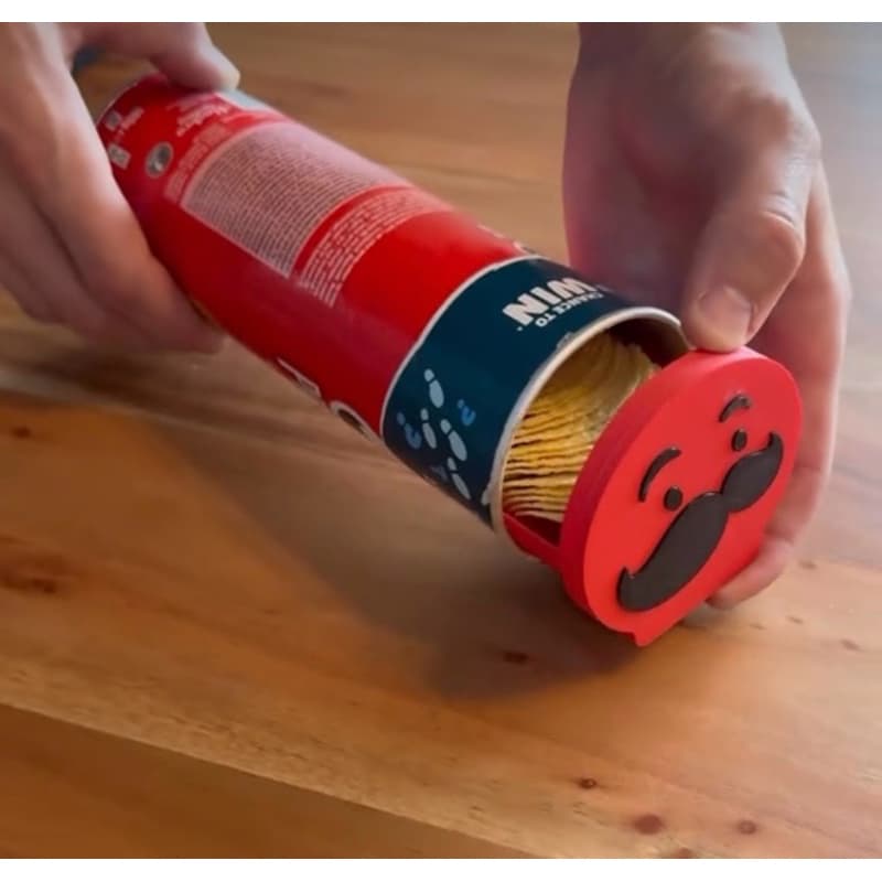 Suporte para Batata Pringles 3D | Acessório Divertido e Funcional