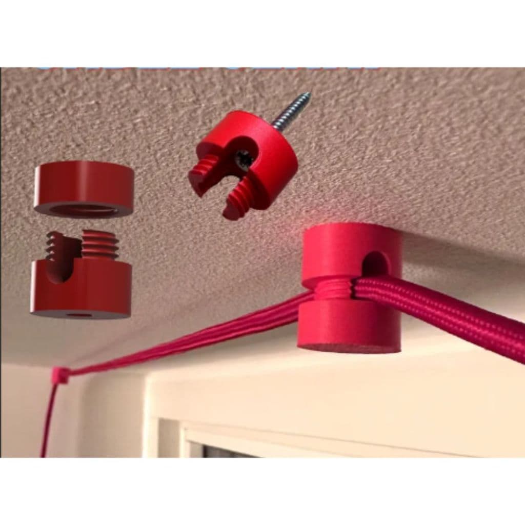 Desviador Teto Para Prender Fio Pendente Luminária Lustre Coisas Legais para Casa