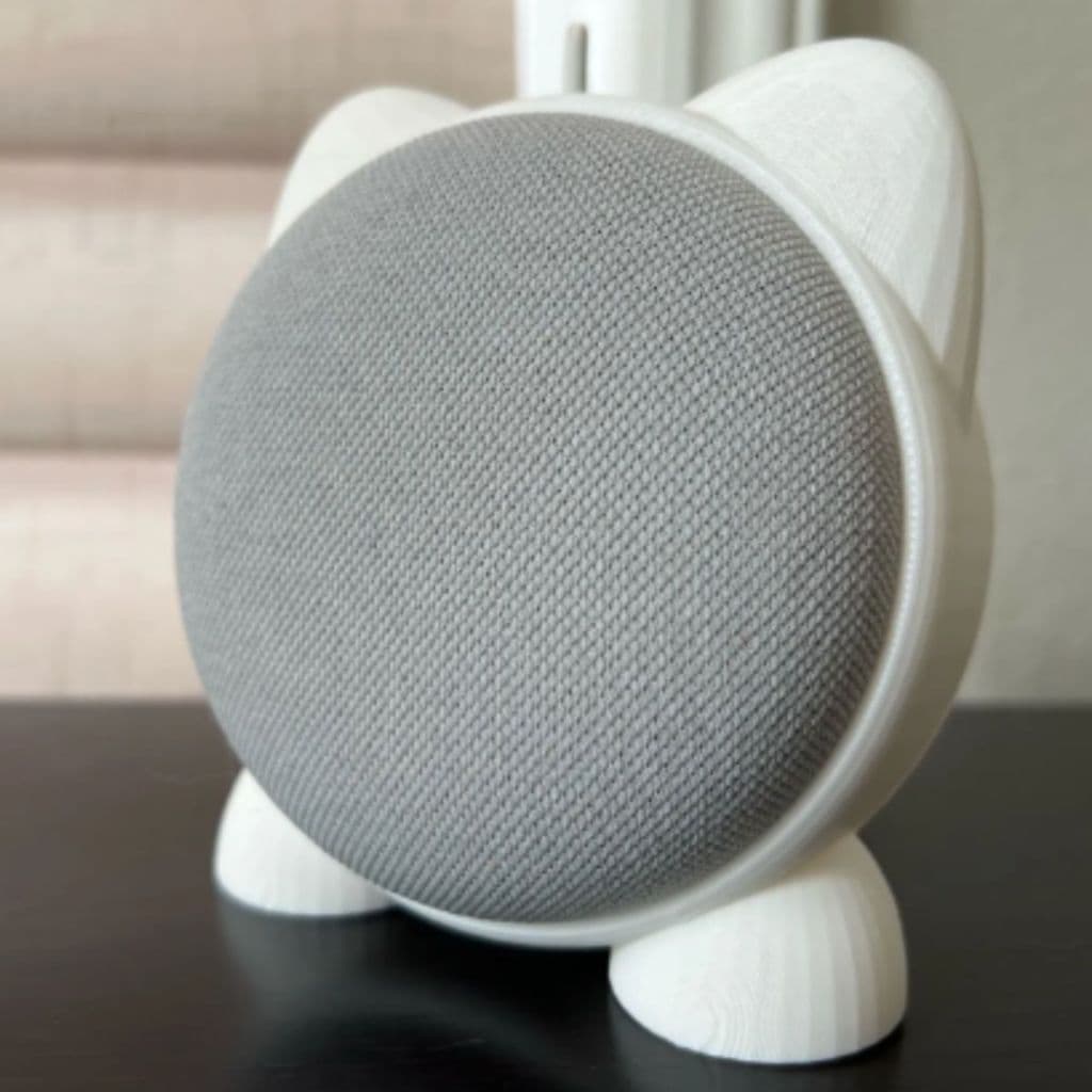 Suporte Google Home Mini Nest Mini Gato Gatinho Cat Coisas Legais para Casa