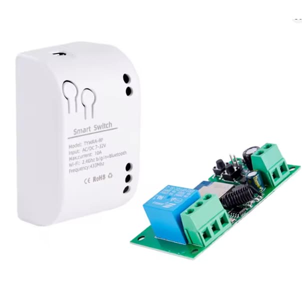 Automatizador de portão eletrônico/fechadura Wifi/Bluetooth Rele Contato Seco Alexa, Google Tuya