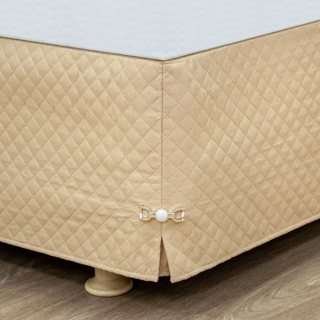 Saia Para Cama Box Padrão Matelada C/ Pingente Cores Variadas Premium
