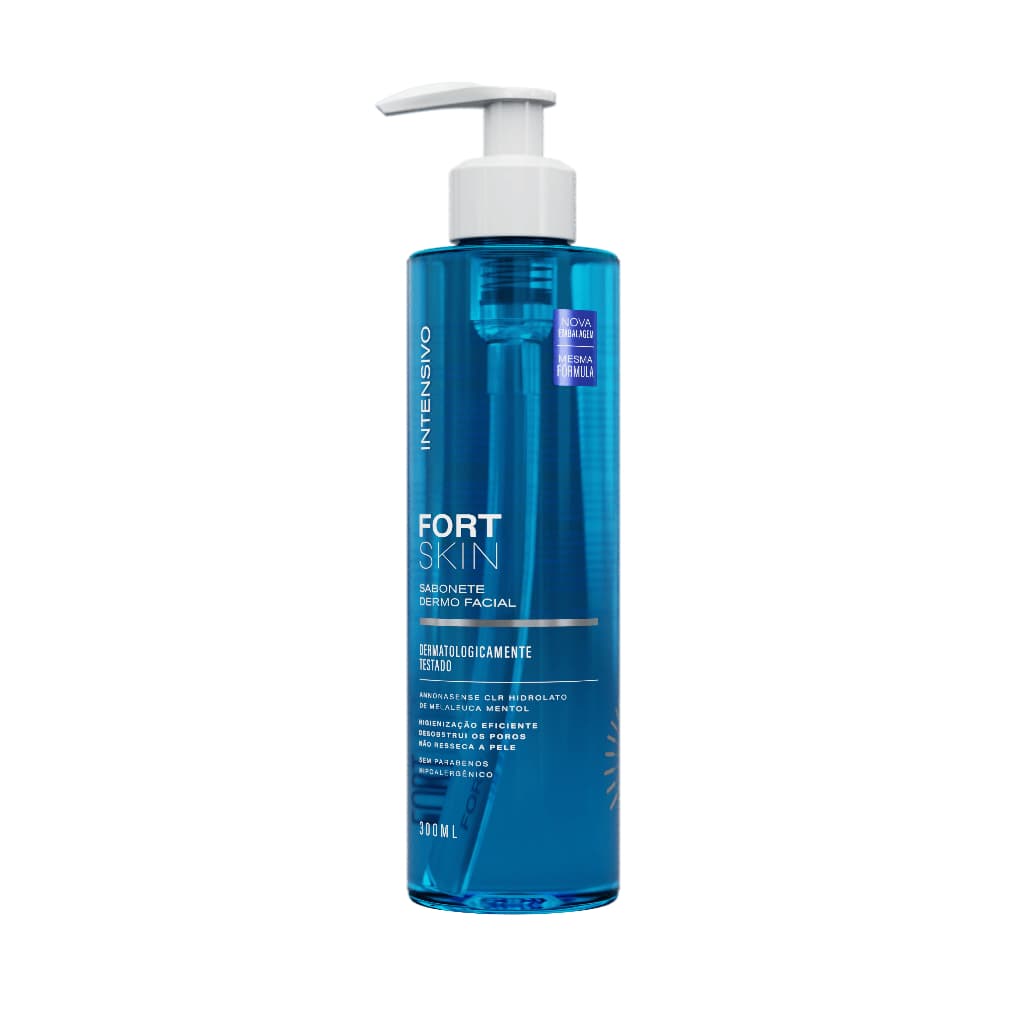 Sabonete Dermo Facial Intensivo FortSkin 300ml FORTLIFE