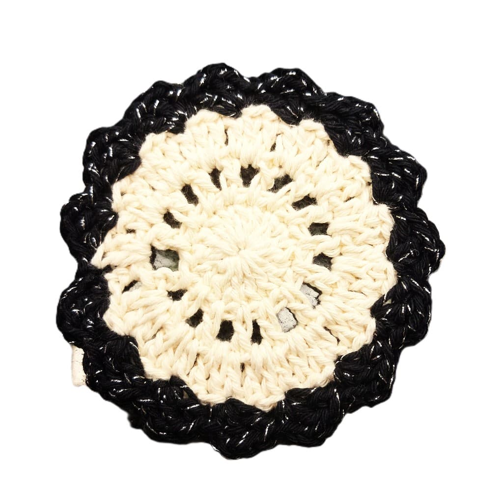 Kit 2 Sousplat Supla Descanso Porta Copos de Crochê Decoração Cozinha Mesa de Jantar Suplat Crochet