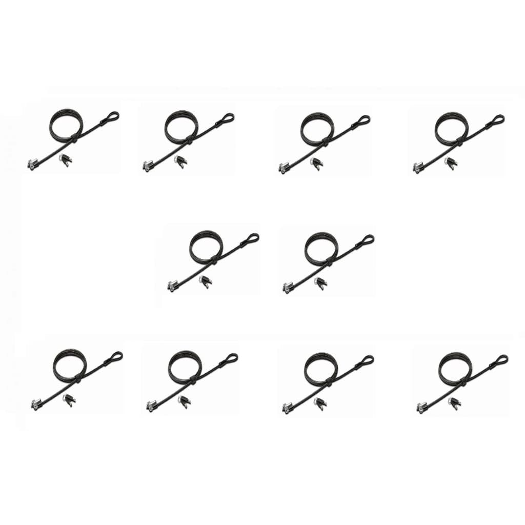 Kit 10 Trava De Segurança N17 Para Notebook Dell Keyed Laptop Lock