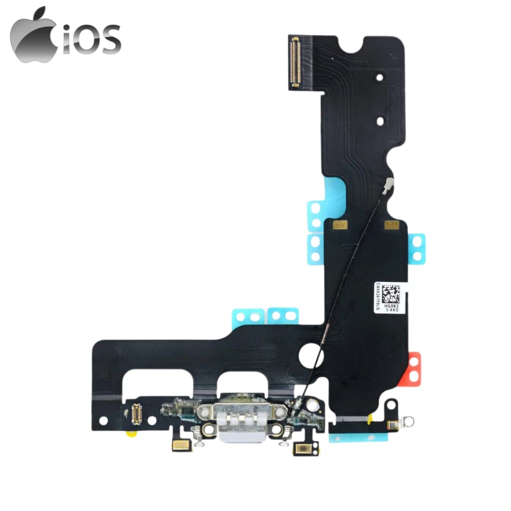 Conector De Carga Placa Flex iPhone 7 7g - Branco