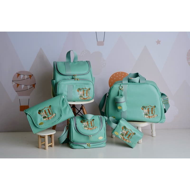 kit bolsas maternidade 5 peças personalizada em qualquer cor e tema