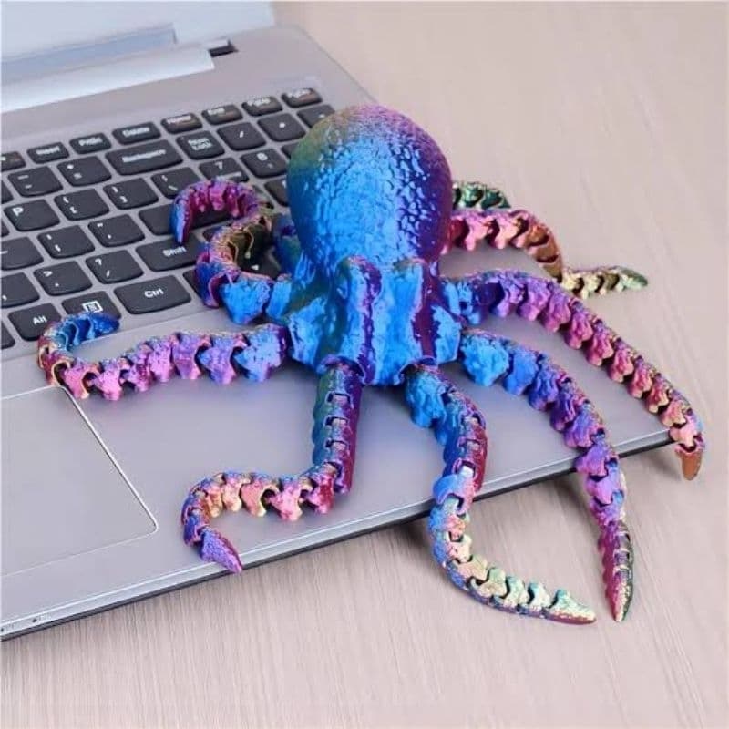 Figuras articuladas 3D ,Polvo / Sapo 3D - BRINQUEDO , Decoração e diversão!