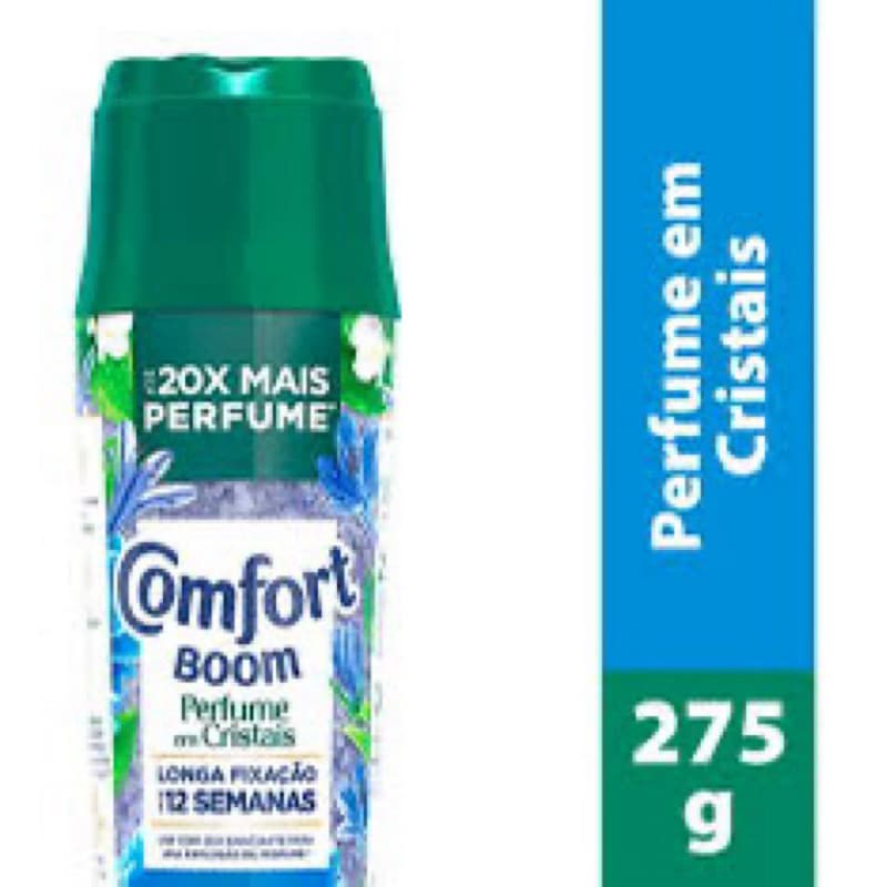 Comfort Boom Perfume em Cristais bolinha azul Explosão de Frescor 275g