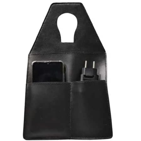 Lixeira de Carro com Bolso Porta-Celular e Carregador – Organização com Estilo!