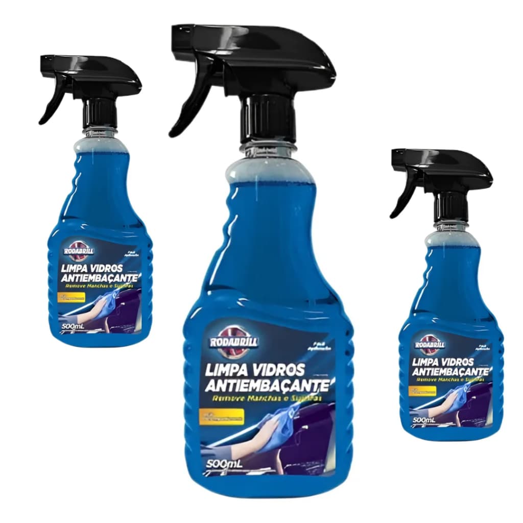Limpa Vidros Anti-embaçante Rodabrill 500ml