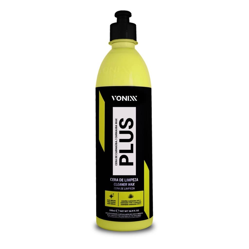 Cera Carnauba Plus Vonixx 500ml Cera Liquida Automotiva