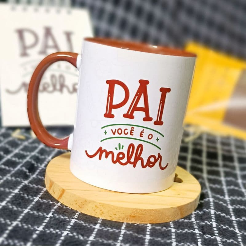 Caneca do papai, caneca pai, dia dos pais, presente papai