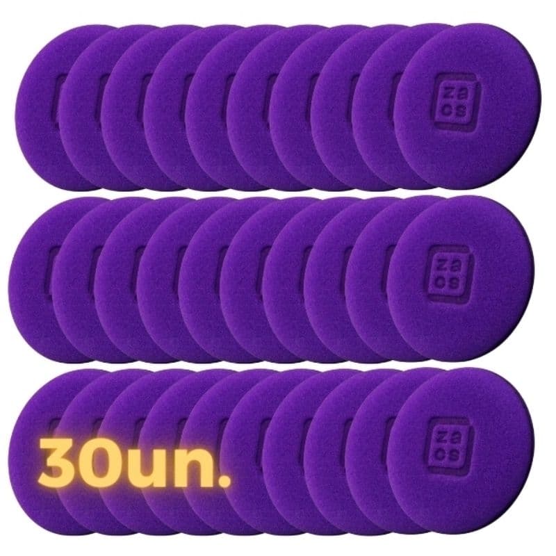 Aplicador de Espuma Automotivo Zacs Vinixx 9,5x2,0cm - 30 unidades