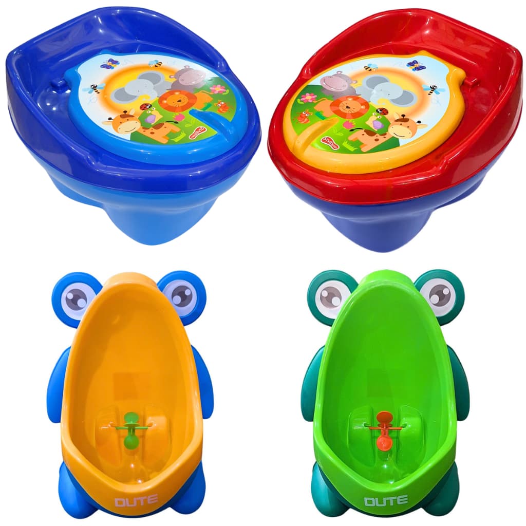 Kit troninho infantil penico peniquinho + mictório infantil sapinho desfralde bebe