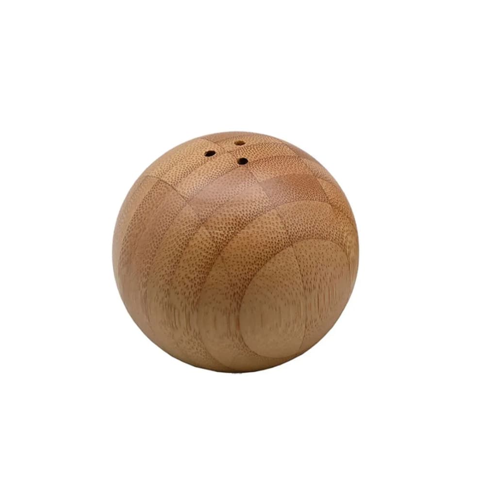 Saleiro Oikos -    Redondo De Bambu Cozinha para Mesa - Pimenteiro, Porta Tempero