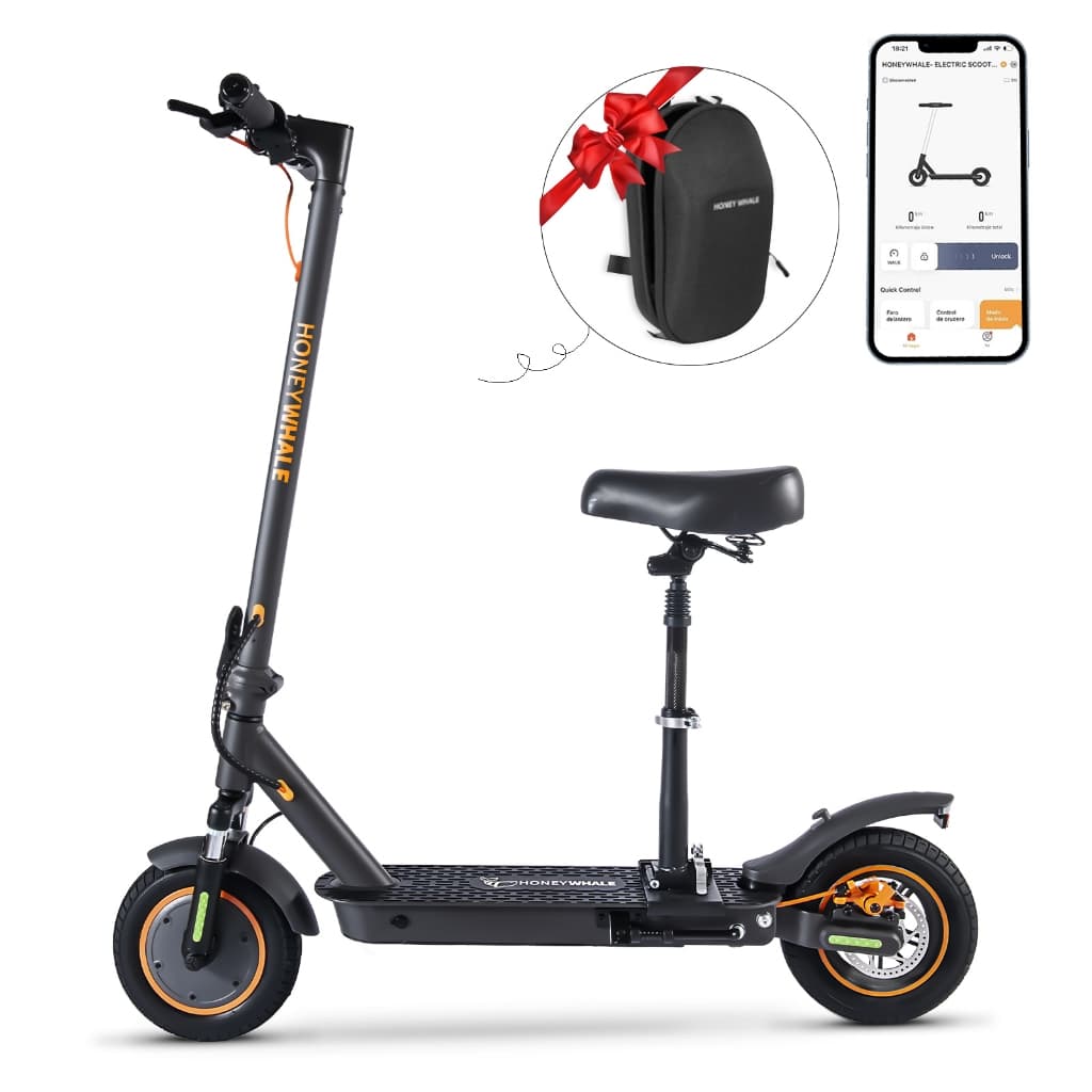 Honeywhale M2 Max-b Patinete Elétrico Adulto, 500w Scooter Elétrica, 32 Km/h Velocidade Máxima