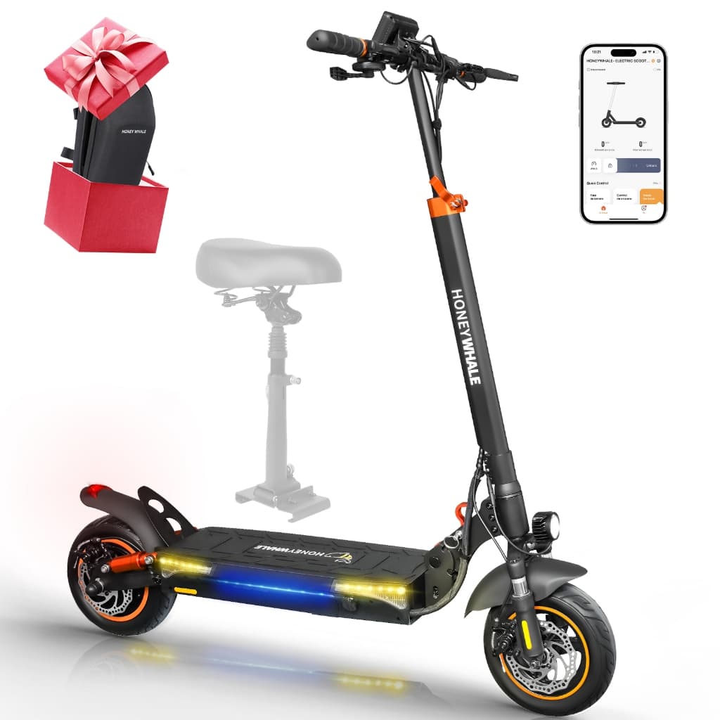 Honeywhale T4a Patinete Elétrico Dobrável Scooter 750w Velocidade Máxima De 45 Km/h