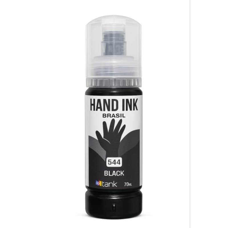 Tinta T544  BLACK corante HAND INK BRASIL compatível com linha de impressoras eco tank L1110, L3150, L3110 ,L5190, L3250