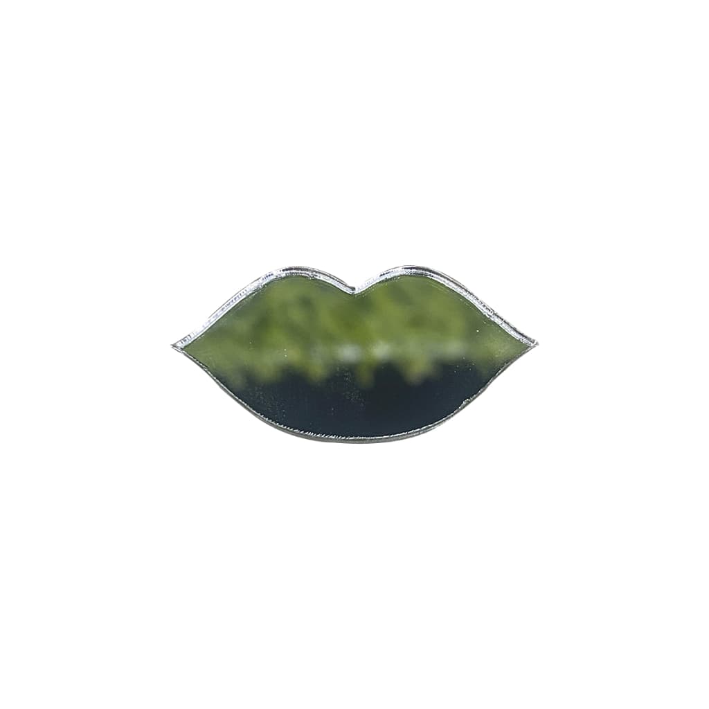 Acrílico Espelhado Boca 5x3cm 2mm Kit 20 Unidades Artesanato Convite Lembrancinha Decoração