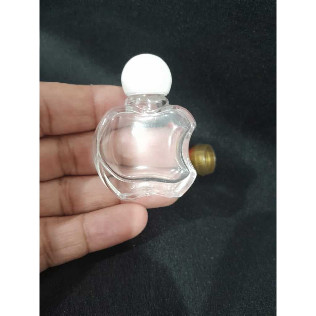Kit 10 Mini Frasco Vidro Maça 10ml com tampa Bola Porta Perfume/ Essência / Fragrância / Óleos
