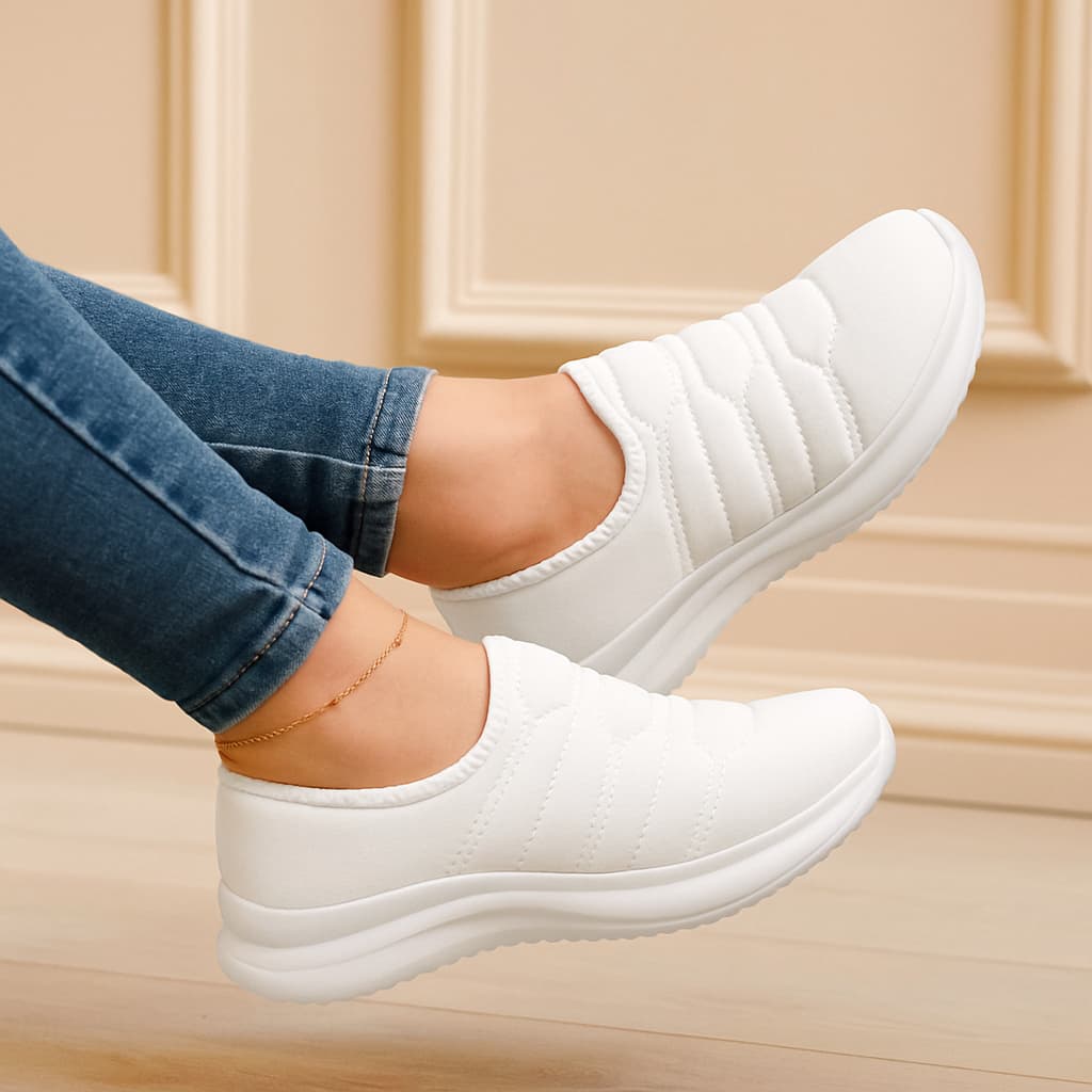 Tenis Feminino Sapato Branco Emfermagem Sapatenis (Bordado)
