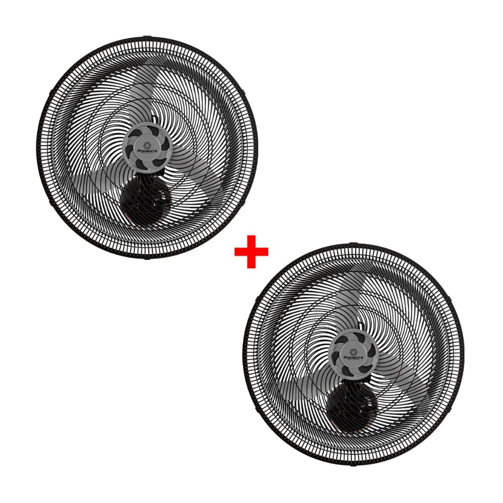 Kit 2 Ventiladores de Parede 50cm Good Ponente Industriais/ Residencial Potente