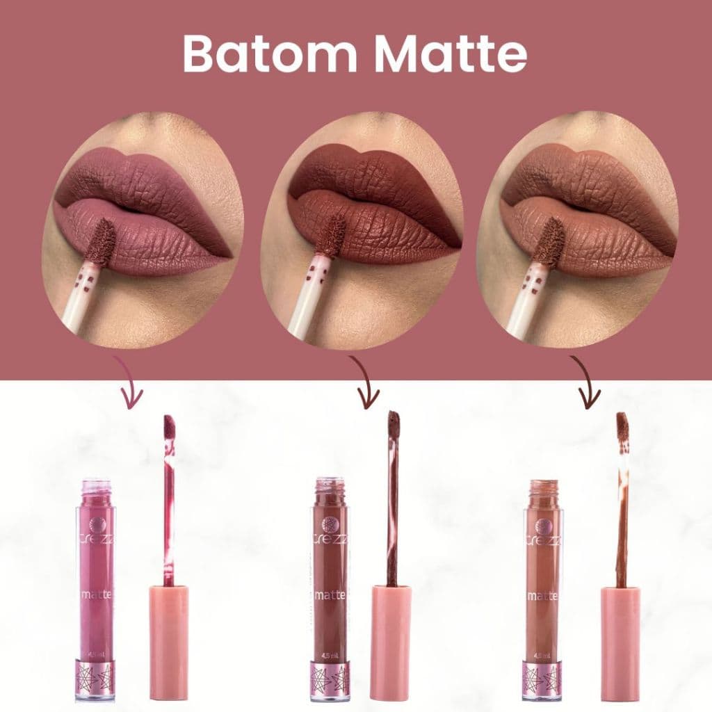 Batom Matte Cores Mais Vendidas Alta Cobertura Não Transfere